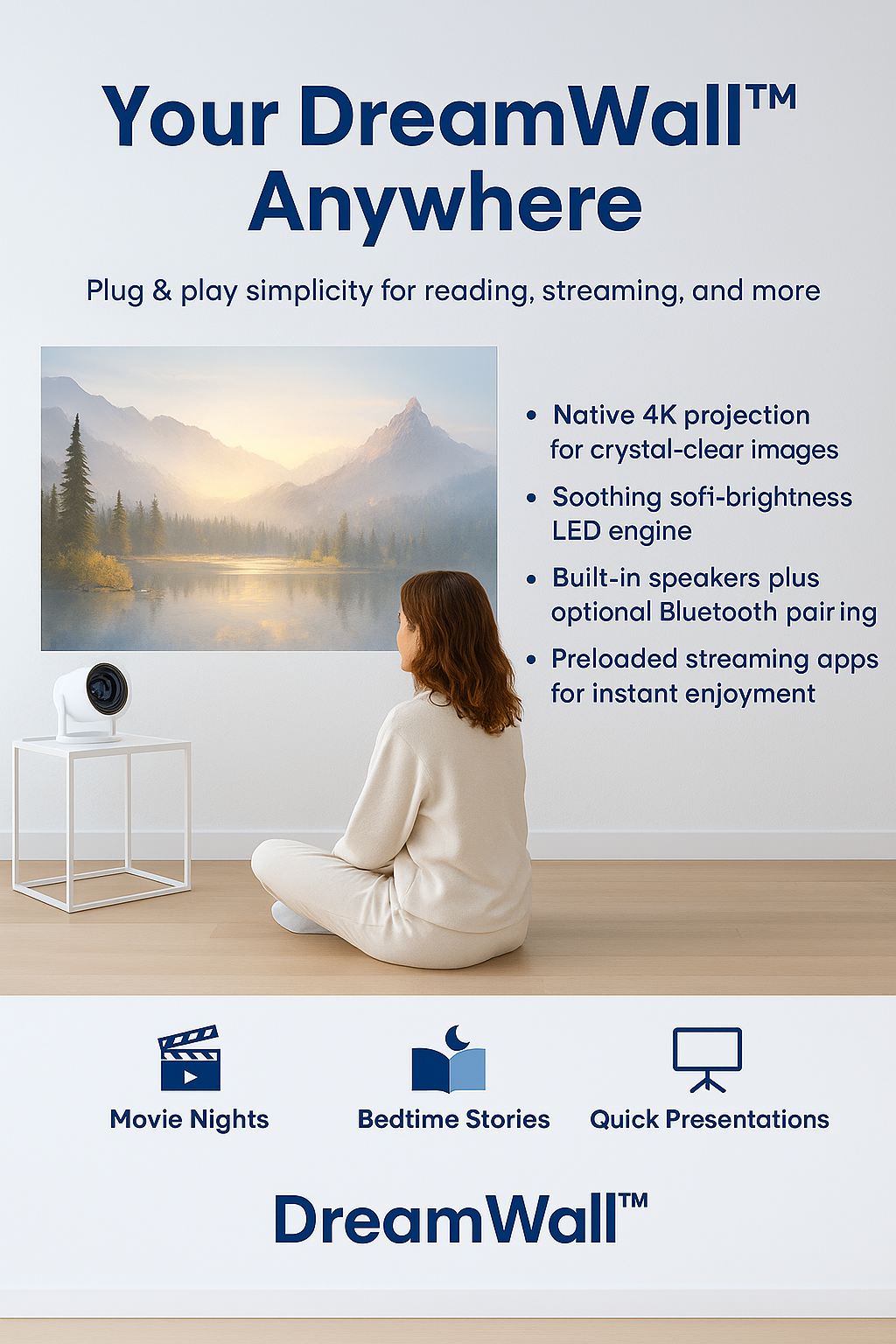 DreamWall™ 4K Ultra Projector